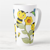 Tournesol Bumblebee Latte Mug (Angle droit)