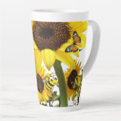 Tournesol Bumblebee Latte Mug (Angle droit)
