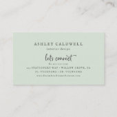 Tournesol | CARTE DE VISITE (Dos)