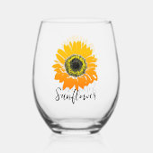 Tournesol Conception Verre Vin Stemless (Recto)
