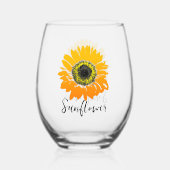 Tournesol Conception Verre Vin Stemless (Verso)