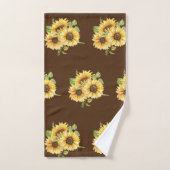 Tournesol couleur Tri (Serviette à main)