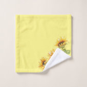 Tournesol couleur Tri (Gant de toilette)