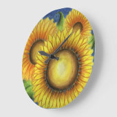 Tournesol Cuisine Mur Horloge Cadeau (Angle)