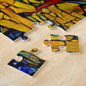 Tournesol dans un puzzle photo de terrain (Côté)