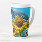 Tournesol Dauphin Latte Mug (Angle droit)