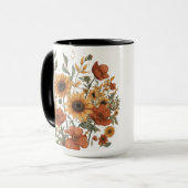 Tournesol de Boho & Mug Motif tribal - Terre chaud (Devant gauche)