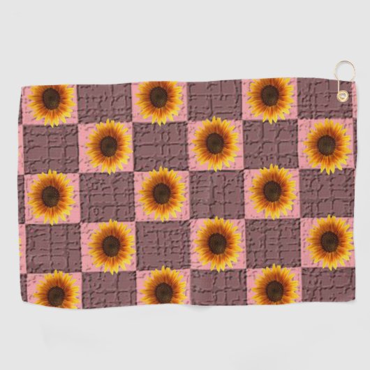 Tournesol de la serviette de golf (Horizontal)