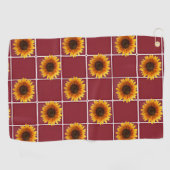 Tournesol de la serviette de golf (Horizontal)