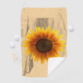 Tournesol de la serviette de golf (En situation)