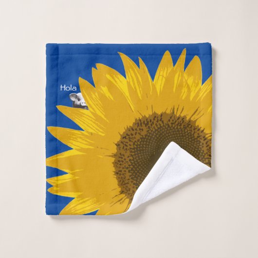 Tournesol de Piggy (Gant de toilette)