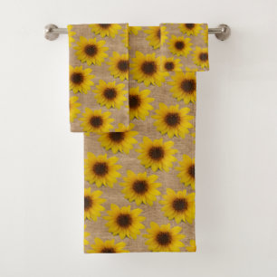 Tournesol de toile de jute de pays