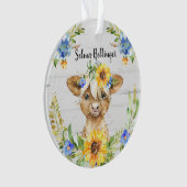 Tournesol de vache de Highland Noël (devant)