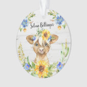 Tournesol de vache de Highland Noël (devant)