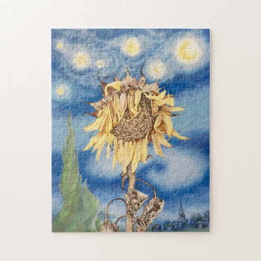 Tournesol de Vincent en puzzle (Vertical)