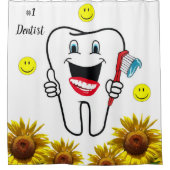 Tournesol Dentist Douche rideau (Devant)