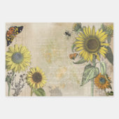 Tournesol Dreams Envelopper les feuilles de papier (Devant 2)