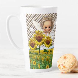 Tournesol en latte Angel de la Mug