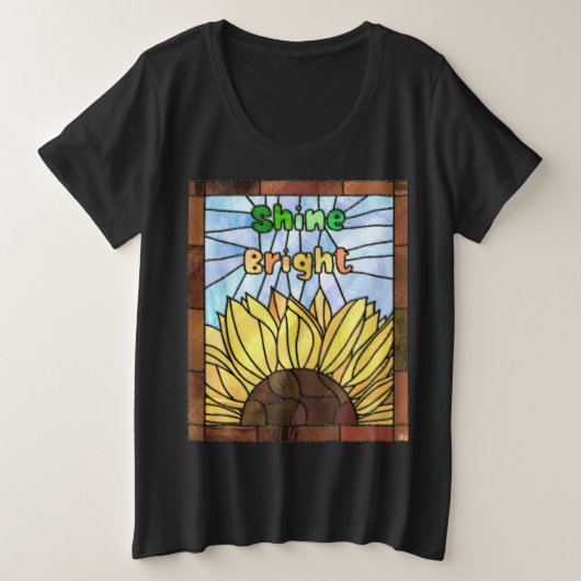 Tournesol En Verre Trait Brillant (Design devant)