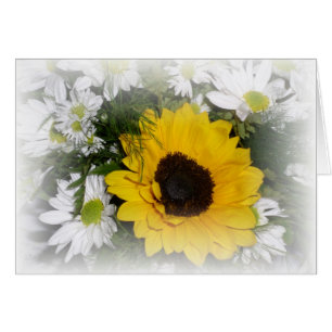 tournesol et marguerites