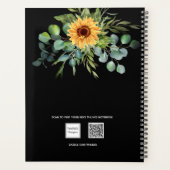 Tournesol eucalyptus vert nom noir 2023 (Dos)