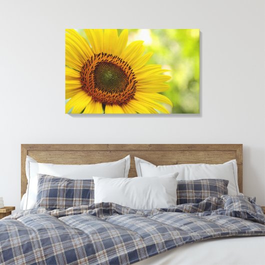 Tournesol face au soleil Toile enveloppée (Insitu(Chambre))