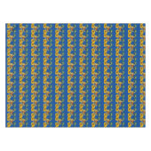 Tournesol Floral Dinosaure Nappe (Devant (Horizontal))