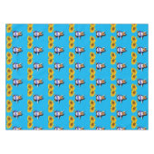 Tournesol Floral Pingouin Nappe (Devant (Horizontal))