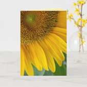 "tournesol" GREETING CARTE (Fleur jaune)