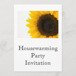 Tournesol Invitation de la Fête du Chauffage
