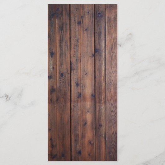 Tournesol Jar String Lights Rustic Mariage Menu (Dos)