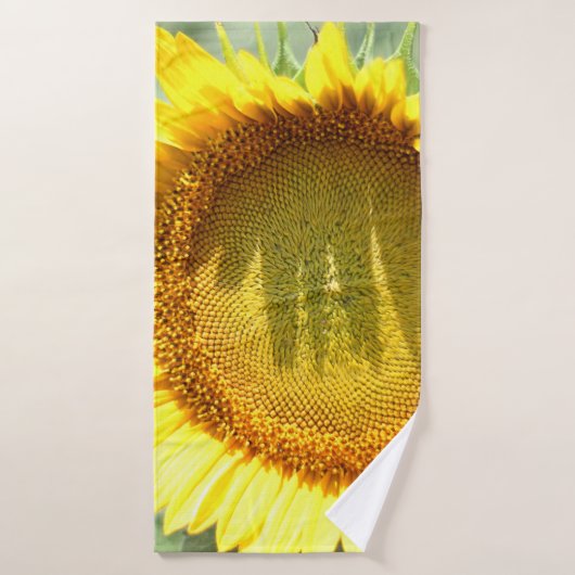 Tournesol jaune (Serviette de bain)