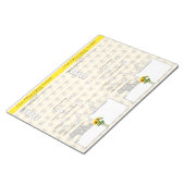 Tournesol jaune 5 et 1 Bloc-notes pour le suivi de (Incliné)