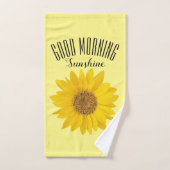 Tournesol Jaune Bon Matin Soleil (Serviette à main)