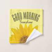 Tournesol Jaune Bon Matin Soleil (Gant de toilette)