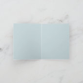 Tournesol jaune Botanique Floral blanc carte (Intérieur)