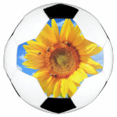 Tournesol jaune et abeilles sur le ciel bleu - Jou (Devant)