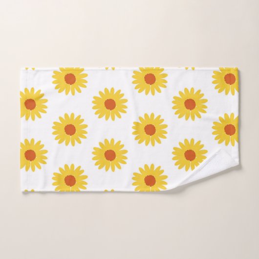 Tournesol Jaune Joli Rétro Y2K Motif (Serviette à main)