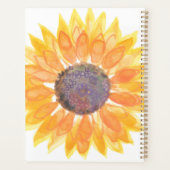 Tournesol jaune personnalisé (Dos)