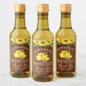 Tournesol Limoncello Bois Mini Étiquettes bouteill (Bouteilles)