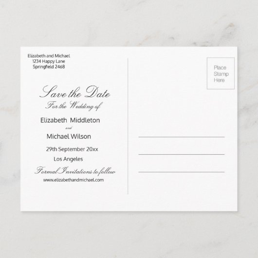 Tournesol Mariage rustique Enregistrer la carte Da (Dos)