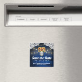 Tournesol Mason Jar Magnet Réservez la date (In Situ (Lave-vaisselle))