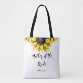 Tournesol Mère de la mariée Sac fourre-tout Mariag (Devant)