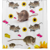 Tournesol Mice Douche rideau (Devant)