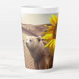 Tournesol Ours Flore Latte Mug