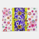 Tournesol Papillon Bumblebee serviette de cuisine (Horizontal)