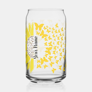 Tournesol personnalisé en papillons