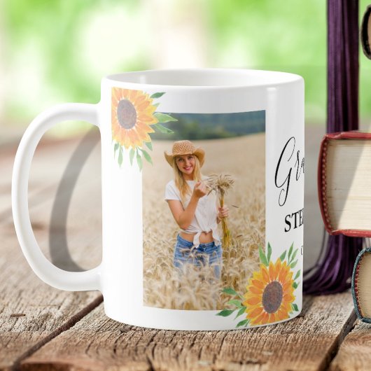 Tournesol Photo Graduation Café Mug