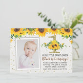 Tournesol photo premier anniversaire Invitation fi (Debout devant)