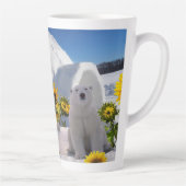 Tournesol Polaire Ours Latte Mug (Droite)
